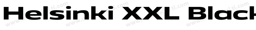 Helsinki XXL Black Regular字体转换